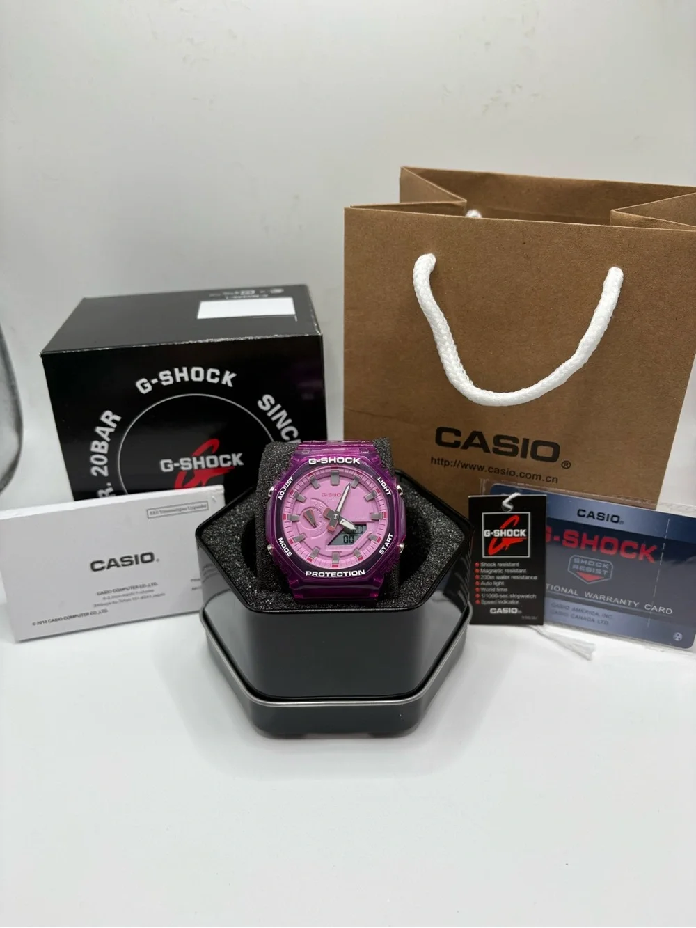 Casio G-Shock Men’s Purple Analog-Digital Watch